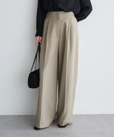 YECCA VECCA タックワイドパンツ