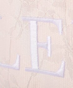 Maison de FLEUR リボンレースブランドロゴ刺繍スクエアトート