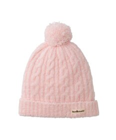 MIKI HOUSE HOT BISCUITS ぼん天付きケーブル編みモールニット帽子