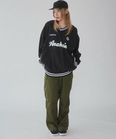 WEGO 【ユニセックス着用ITEM】ナイロングラフィックプルオーバー