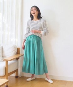 ANY 【洗濯機可能・ウエストゴム】リラックススカーチョ