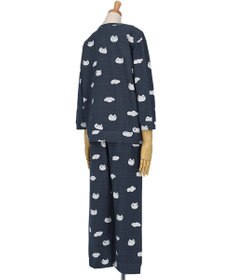 tsumori chisato SLEEP ツモリチサト パジャマ 綿100%(本体) ジャカード 8分袖 長袖 9分丈 レディース UDX218/ワコール
