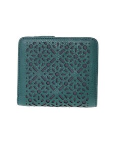 genten ダイヤカットワーク　二つ折り財布