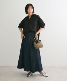 Green Parks インド綿 シアサッカーシャツ