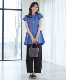 Tiaclasse ウェーブプリーツパンツ