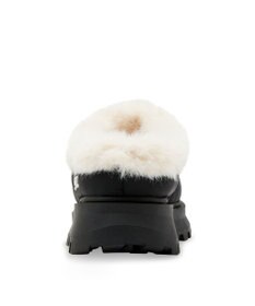 STEVE MADDEN FIRE PLACE 厚底キルティングファーシューズ