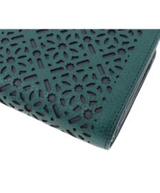 genten ダイヤカットワーク　二つ折り財布