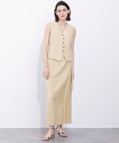 NAVE 【Nave・セットアップ可】ウールポリエステルツイルスカート