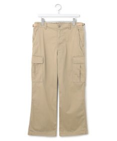 J.PRESS YORK STREET 【UNISEX】サテンストレッチ イージーカーゴパンツ