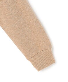 23区GOLF 【WOMEN】ラメスウェットモックネック ダブルニット 裏毛素材