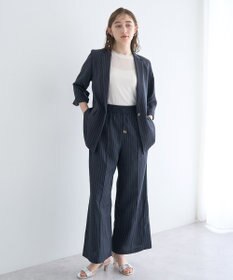 YECCA VECCA クルーネック5分袖シアートップス