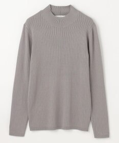 ANY 【洗濯機可】ランダムリブハイネックニット