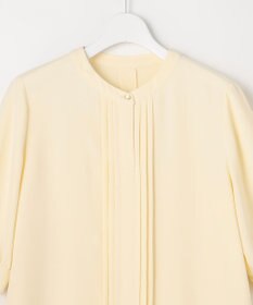 ANY SIS バンドカラーフロントタック ブラウス