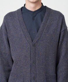 ATON WOOL MOULINE | オーバーサイズカーディガン - UNISEX