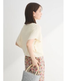 Green Parks 推しニット　フレンチスリーブニットプルオーバー