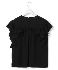 23区 S 【GOLD LABEL】ラッフルスリーブジャージー カットソー