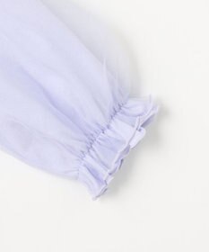 ANY KIDS チュール袖 七分Tシャツ