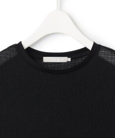 ICB 【洗える】 シャイニーサッカー クロップドトップス