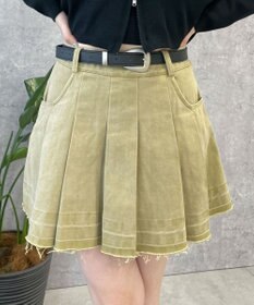 WEGO ベルトツキプリーツスカパン