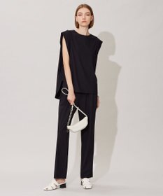 ICB 【接触冷感・UVカット・速乾・洗える】マットスキューバ セミワイドパンツ