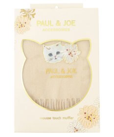 MOONBAT PAUL & JOE ACCESSOIRES ジプシー×クリザンテームワッペン付きムースタッチマフラー（パッケージ入り）