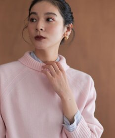 組曲 S 【加藤ローサさん着用】コットンタッチシャーティングボウタイ付き シャツ