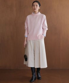 組曲 S 【加藤ローサさん着用】コットンタッチシャーティングボウタイ付き シャツ