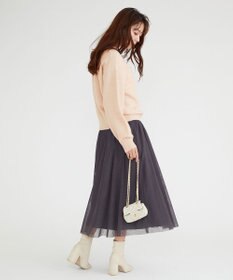 Feroux 【洗える】クルーネックニット プルオーバー