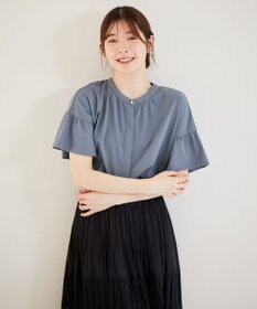 ANY SIS 【UVケア・接触冷感】汗ジミ防止加工カット ブラウス