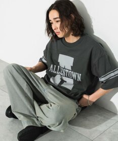 WEGO 【ユニセックス着用ITEM/手洗い可/MLサイズ】フットボールBIG　T（S）