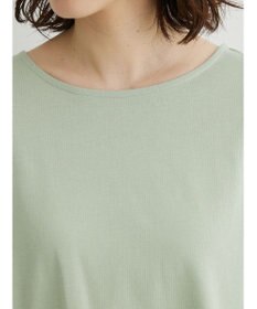 Green Parks バックギャザー布帛切替プルオーバー