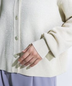Green Parks アンチピリング金ボタンニットカーディガン