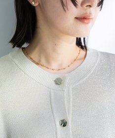 Green Parks アンチピリング金ボタンニットカーディガン