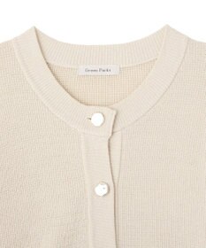 Green Parks アンチピリング金ボタンニットカーディガン