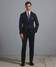 GOTAIRIKU  GOTAIRIKU別注【日本製】シルク ネクタイ_レジメンタル柄