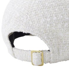 MOONBAT PAUL&JOE ACCESSOIRES(ポール&ジョー)ツイード キャップ 帽子 ネコチャーム付 UVカット