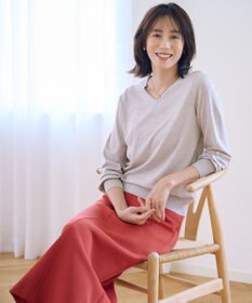 J.PRESS LADIES 【人気のため新色追加】PRINCE Vネック ニット