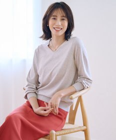 J.PRESS LADIES 【人気のため新色追加】PRINCE Vネック ニット