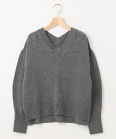 組曲 【8色展開・手洗い可】ウールカシミヤミックス Vネックニット