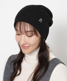 MOONBAT 【WEB限定】FURLA(フルラ)アーチロゴ付き ニット帽 帽子 UVカット 手洗いOK