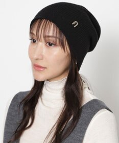 MOONBAT 【WEB限定】FURLA(フルラ)アーチロゴ付き ニット帽 帽子 UVカット 手洗いOK