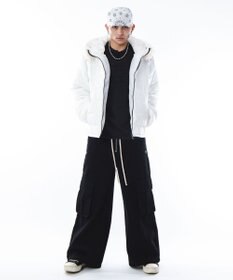 WEGO 【ユニセックス着用ITEM】2WAYシャイニーパファーフーディー