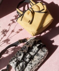 TOCCA BIG RIBBON SUMMER POCHETTE かごバッグ