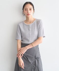 earth music&ecology チェーンリブラメカットソー