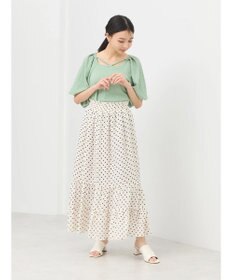 earth music&ecology バルーンスリーブプルオーバー