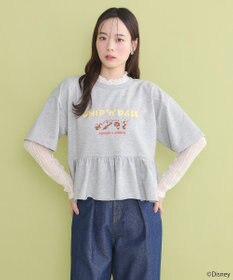 earth music&ecology チップ＆デール／フリル裏毛プルオーバー