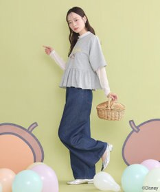 earth music&ecology チップ＆デール／フリル裏毛プルオーバー