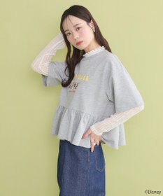 earth music&ecology チップ＆デール／フリル裏毛プルオーバー