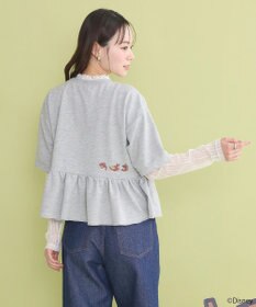 earth music&ecology チップ＆デール／フリル裏毛プルオーバー