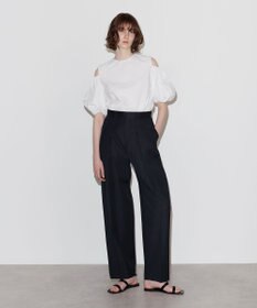 NAVE 【Nave　撥水機能・UVカット・透湿・接触冷感】ナイロンワッシャー ブラウス